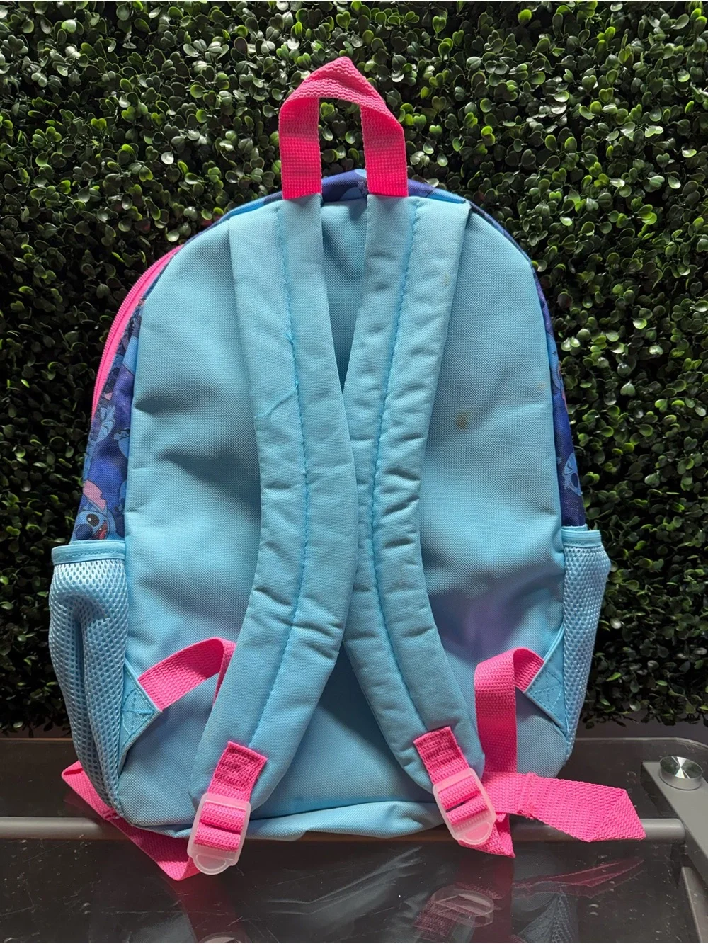 Disney Blue & Pink Stitch Kids Backpack